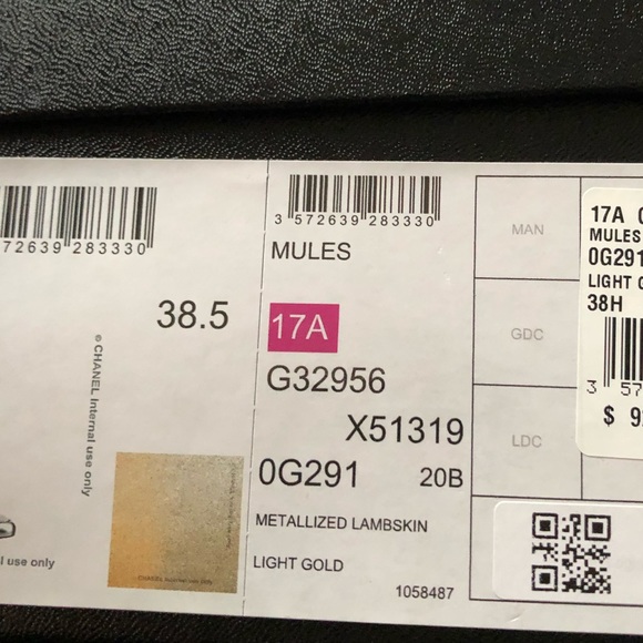 CHANEL SHOES 17 A MULES - Picture 4 of 4